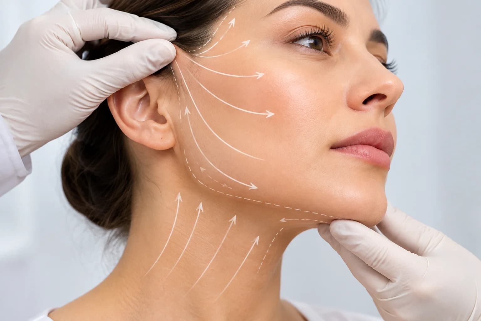 Face and neck lift surgical contouring at Cosmetic Krafts