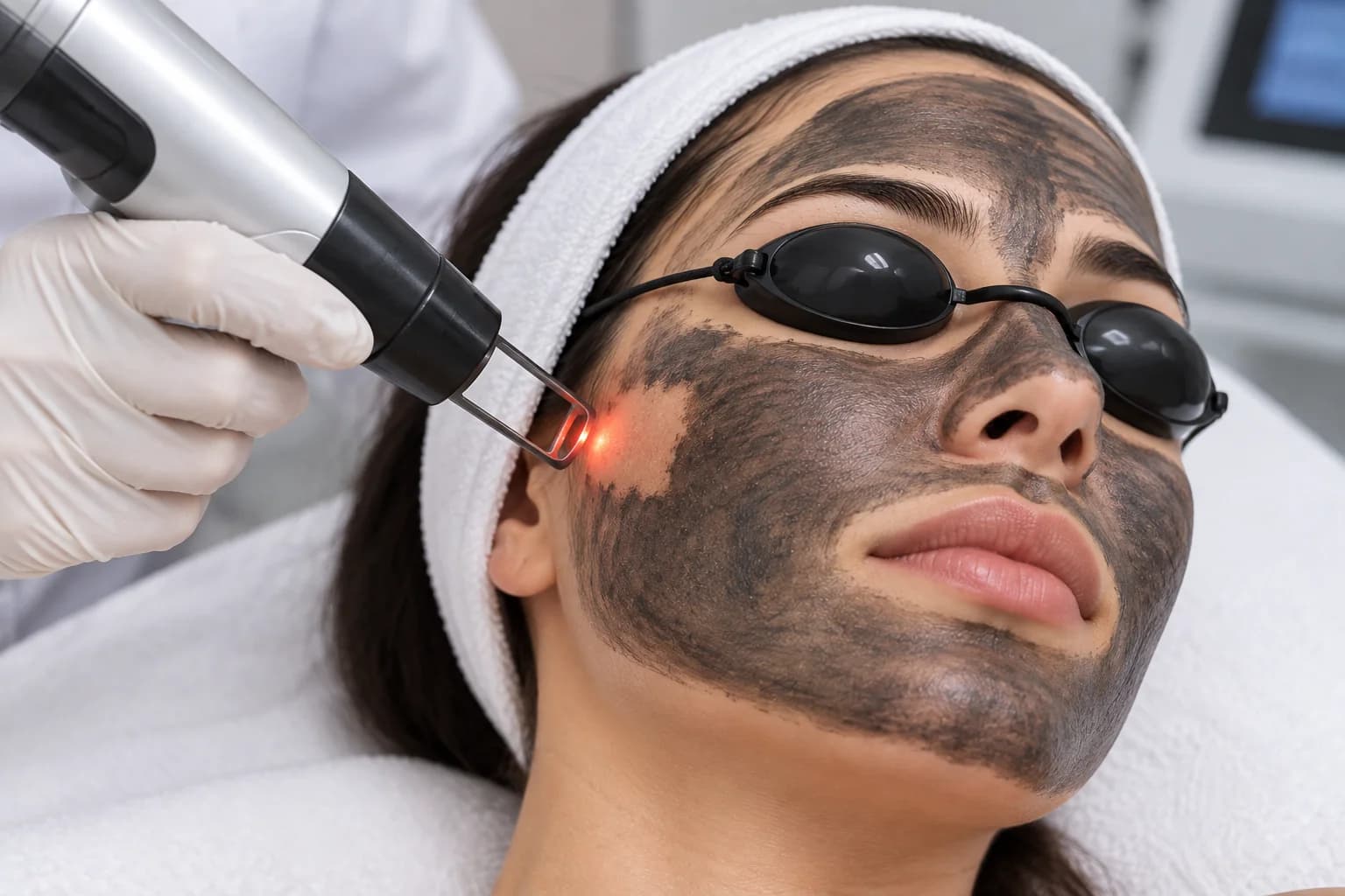 Hollywood carbon facial laser peel at Cosmetic Krafts