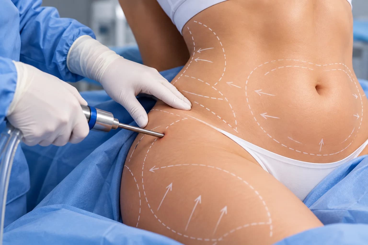 Body liposuction sculpting at Cosmetic Krafts Raipur